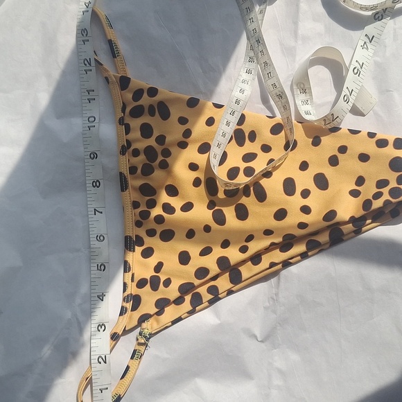 Leopard Print Bikini Set, Size Medium - Picture 8 of 9
